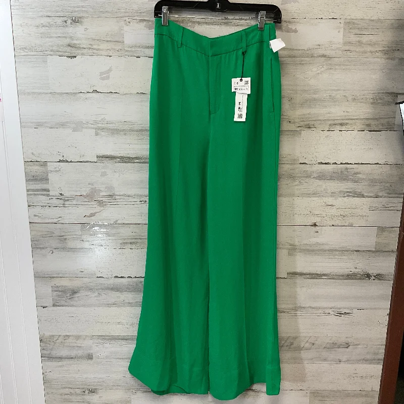 Wide Leg Trousers-Pants Dress By Zara In Green, Size: M