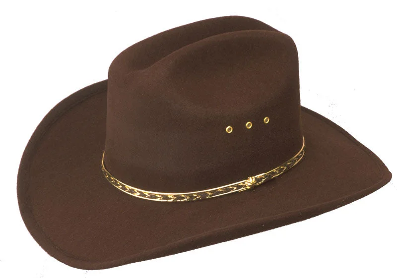 Lightweight Beanie-Western Express BFF25 Brown Cattleman Cowboy Hat