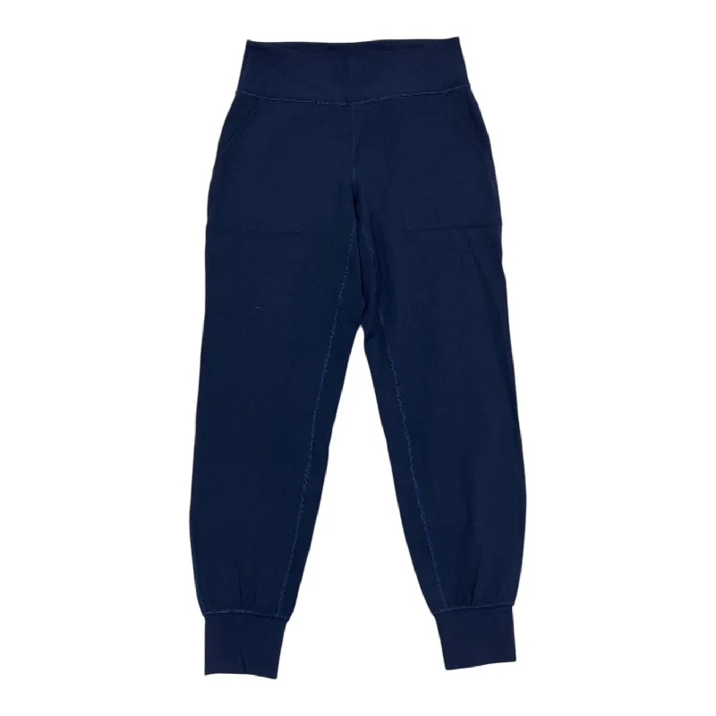 Hiking Cargo Pants-Athletic Pants By Lululemon In Navy, Size: 8