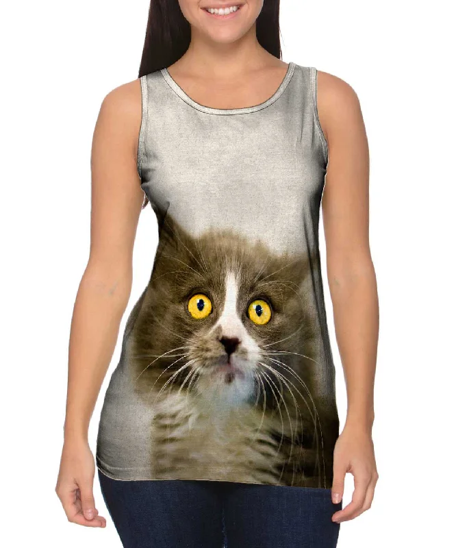 Urban Tank Top-Look At Me Kitty Cat