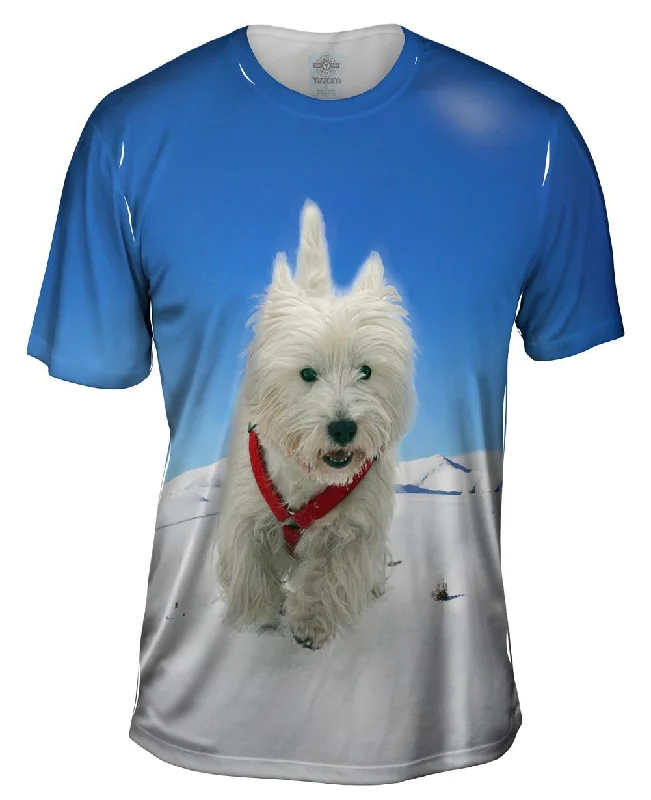 T-shirt For Festivals-Super Giant White Terrier