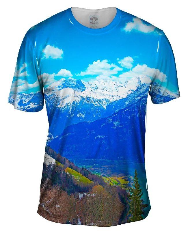 Graphic Tees T-shirt-Swiss Alps