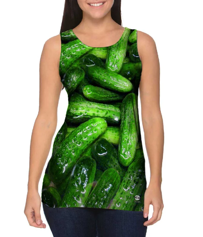 Tank Top For Women-Kosher Dill Pickles