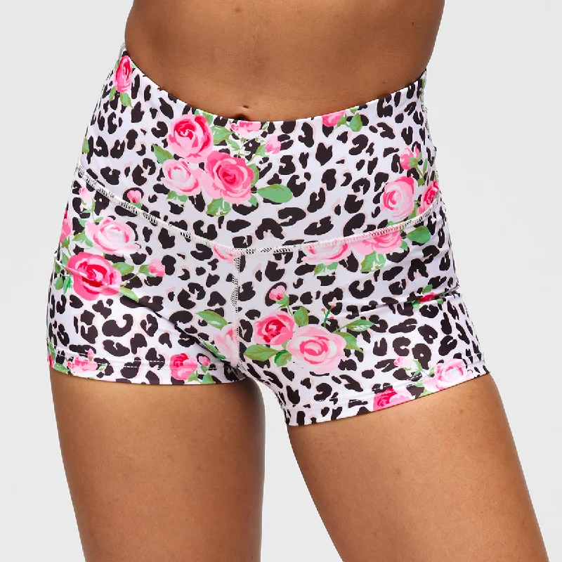 Fun Print Shorts-Jungle Rose TikiBooty Shorts