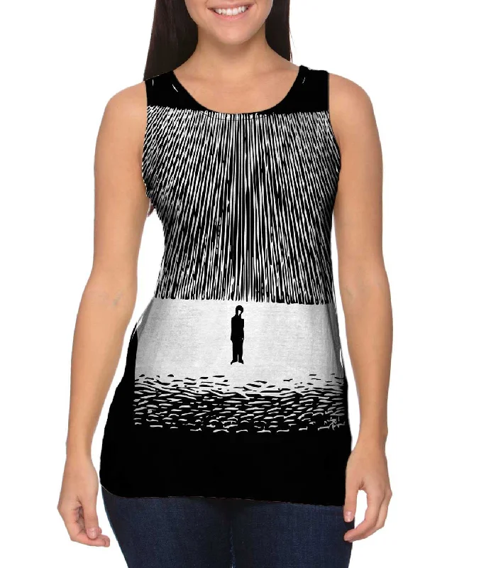 Mesh Tank Top-M.C.Escher - "Flor de Pascua Untitled" (1921)