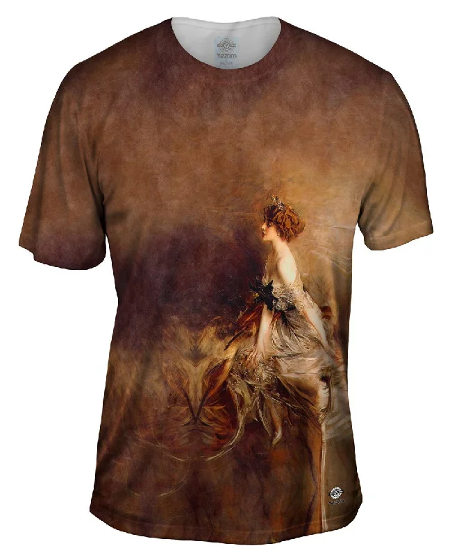 Designer T-shirt-Giovanni Boldini - "Portrait Of Princess Marthe Lucile Bibesco " (1911)