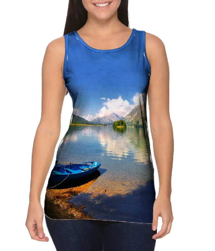 Gym Tank Top-Lake Sil Switzerland