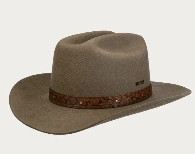 Vintage Baseball Cap-Stetson 3198112 Western Open Road in Taupe