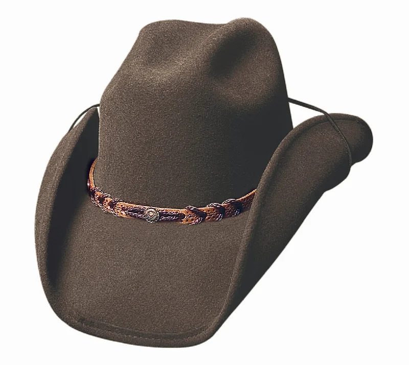 Leather Hat-Montana Brown