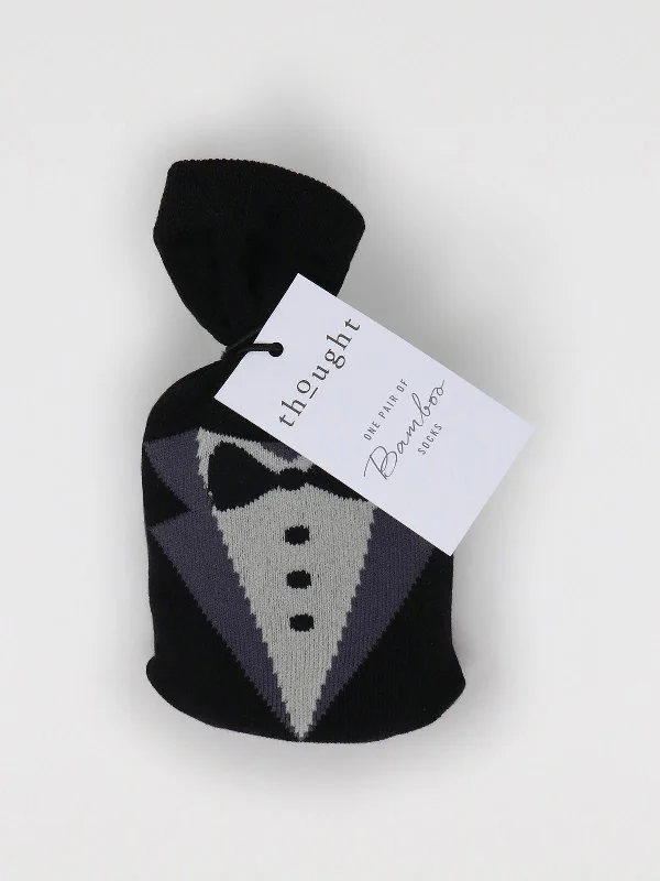 Seamless Socks-Frederik Tux Socks In A Bag - Black