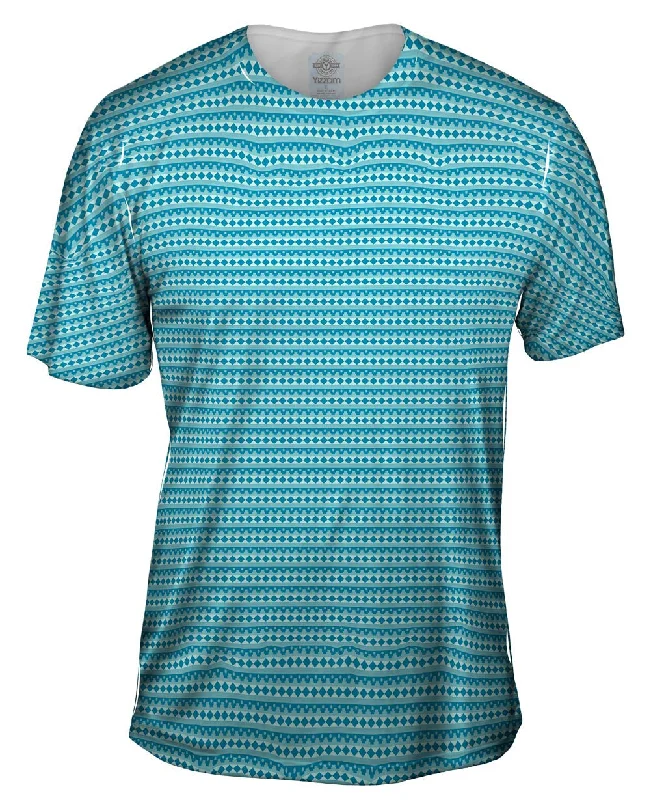 Cool Design T-shirt-Tribal Blue Skies