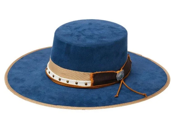 Classic Cap-California Hat Co CA-MF-2232 Mystique Wide Brim Fedora Western Hat