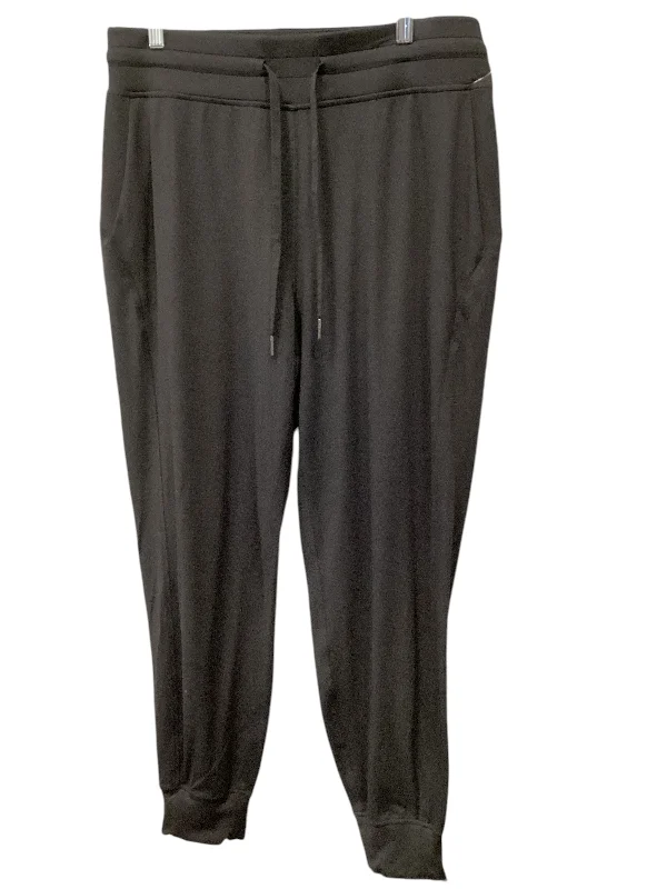 Jogger Style Pants-Athletic Pants By Lululemon In Black, Size: 12