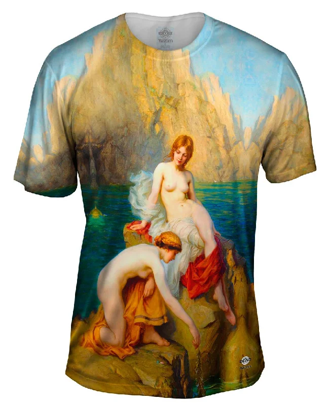 Limited Edition T-shirt-Herbert James Draper - "By Summer Seas" (1912)