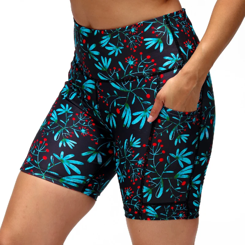 Loose Fit Shorts-Winter Berries  Running Shorts