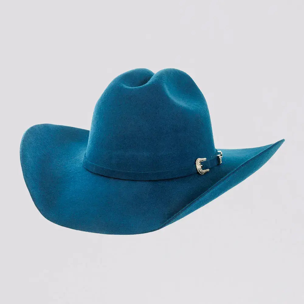 Outdoor Hat-American Hat Makers 710087 Beau Cattleman Cowboy Hat in Sapphire