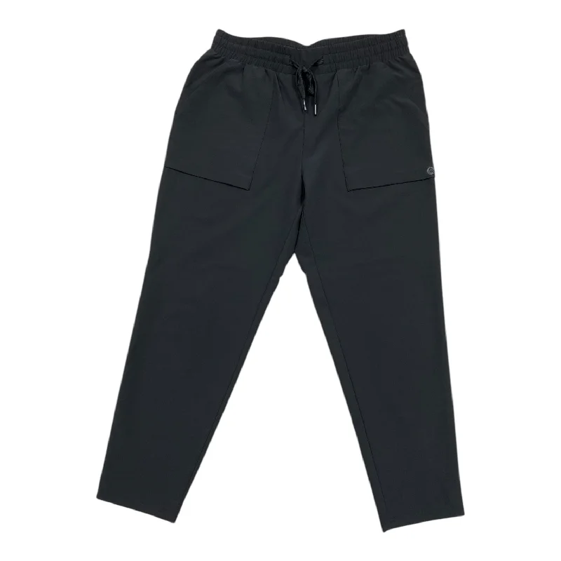 Fitted Chinos-Athletic Pants By Mondetta In Black, Size: L