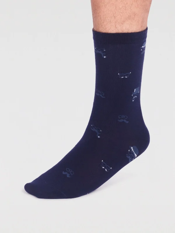 Knee-high Socks-Jett Organic Cotton Smart Socks - Navy