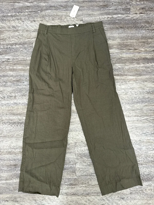 Lightweight Joggers-Pants Linen By Vince In Green, Size: L