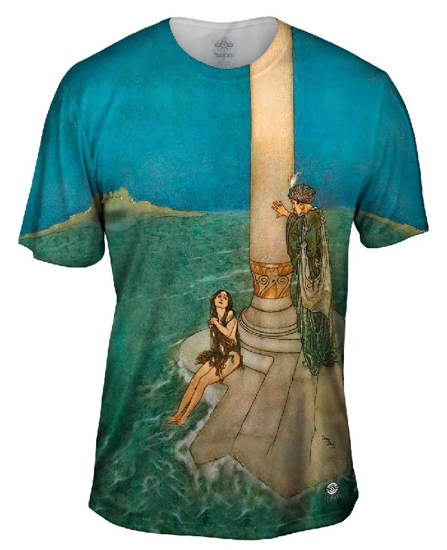 Trendy T-shirt-Edmund Dulac - "The Mermaid" (1911)