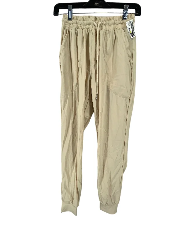 Trousers Pants-Athletic Pants By Clothes Mentor In Cream, Size: Xs