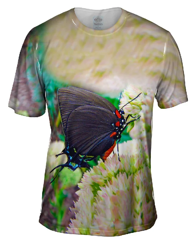 Tie Dye T-shirt-Unusual Bloom Butterfly