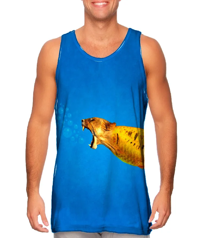 Yoga Tank Top-Lion Fish