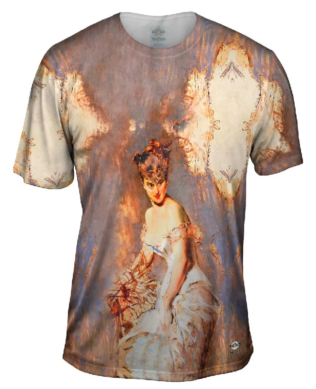 Retro Graphic T-shirt-Giovanni Boldini - "Portrait Of Alice Regnault"