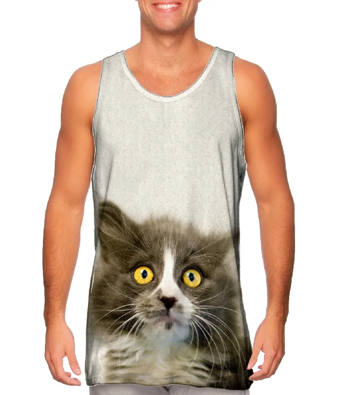 Quick-dry Sleeveless Top-Look At Me Kitty Cat