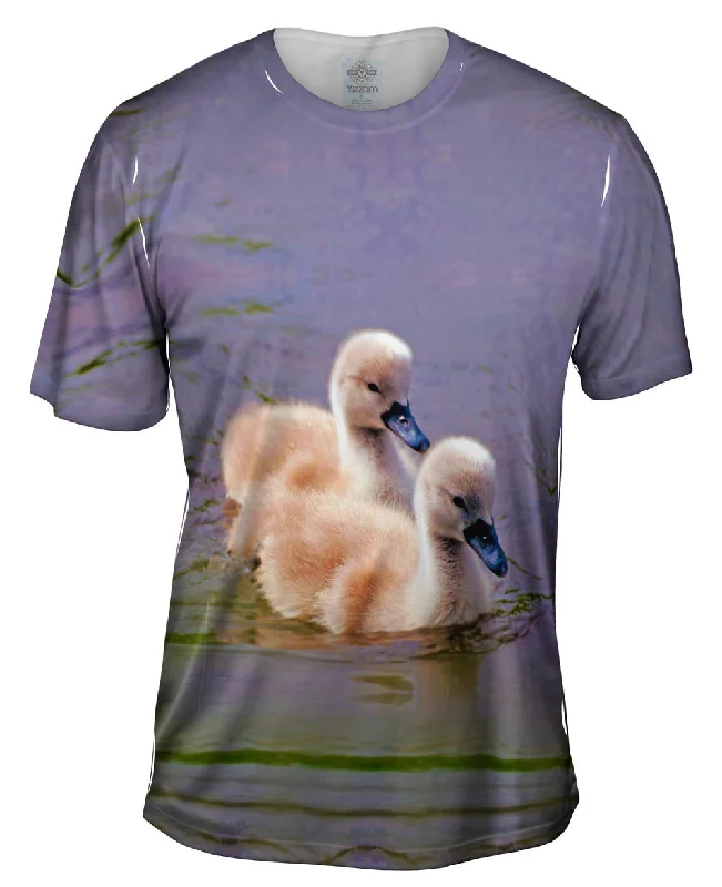 Color Block T-shirt-Wiggly Duckys