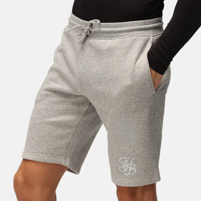 Sweatproof Shorts-TKB Man Grey Organic Sweat Shorts