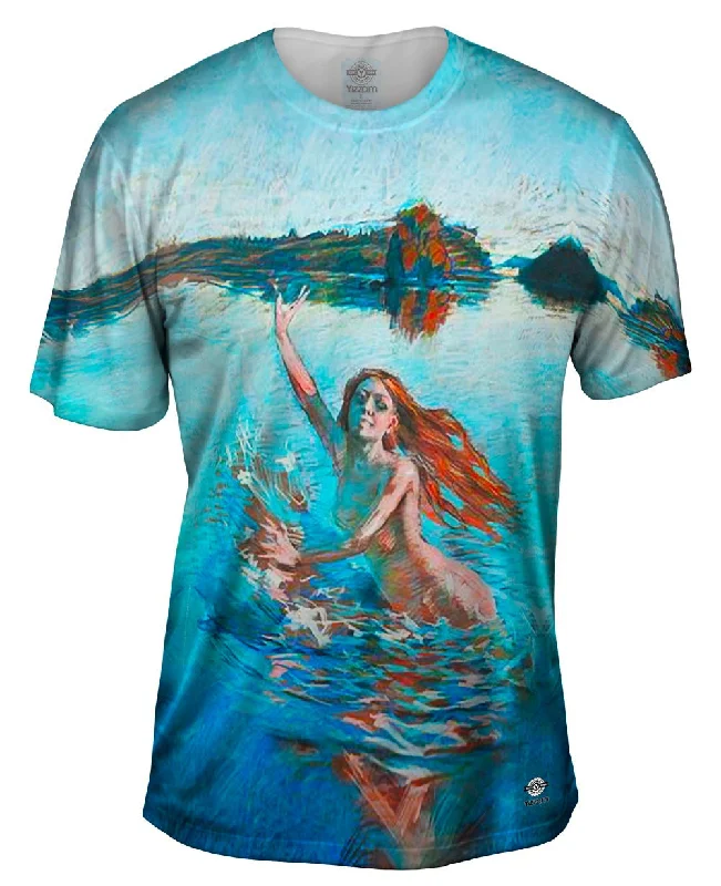 Summer T-shirt-Akseli Gallen-Kallela - "Aino Myth, Triptych" (1891)