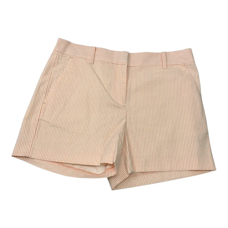 Sportswear Shorts-Shorts By Loft In Orange & White, Size: 4