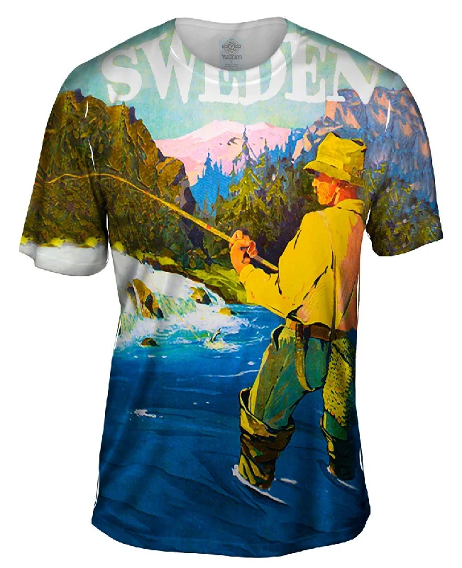 T-shirt For Athletes-Sweden Fly Fishing 035