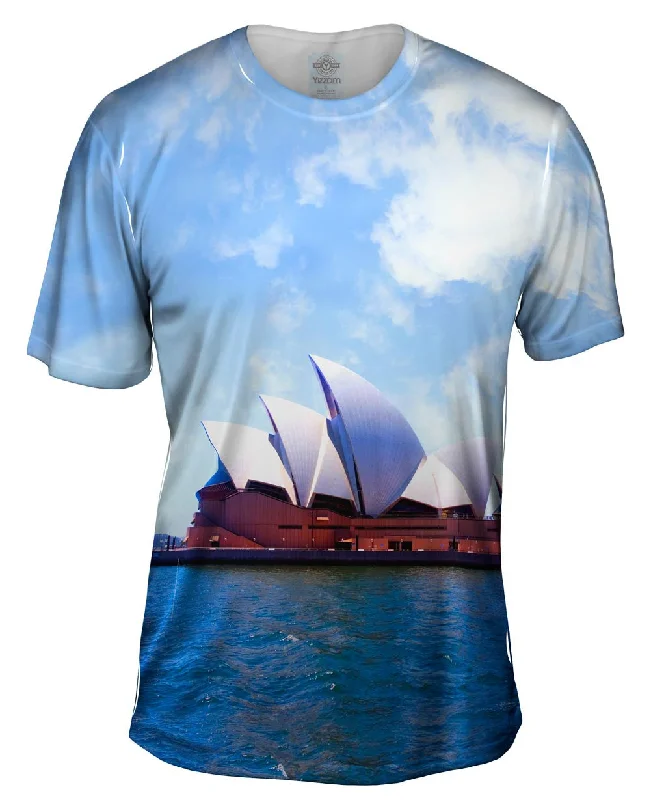 T-shirt With Art Print-Sydney Opera House