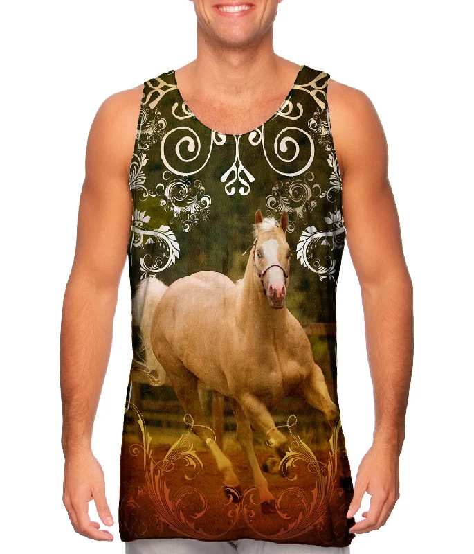 Sporty Tank Top-Majestic Horse