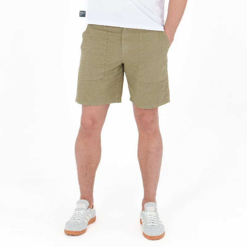 Hiking Shorts-Patch Shorts Herb