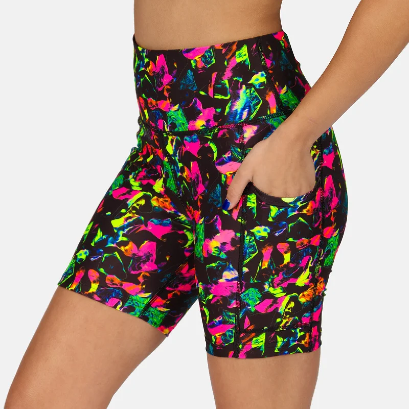 Patterned Shorts-Dreamscape Running Shorts