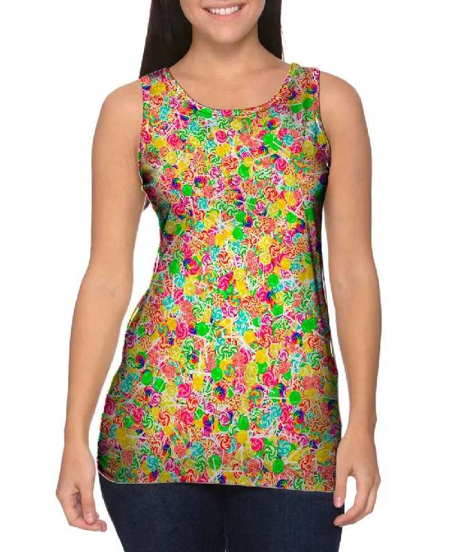 Boho Tank Top-Lollipop Sensation