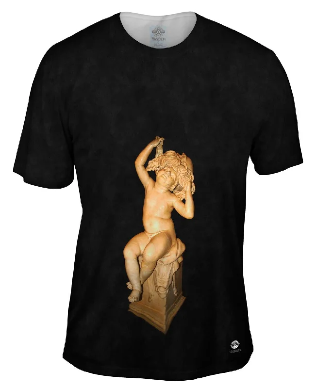 Abstract Design T-shirt-Museums Capitolini - "The child covered with a theater mask"