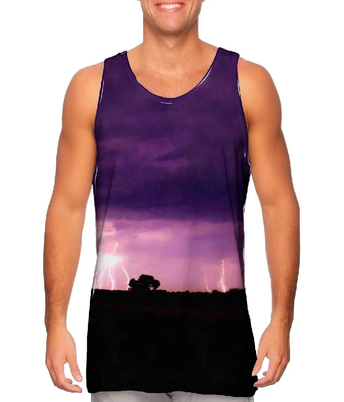 Colorful Tank Top-Lightning Horizon