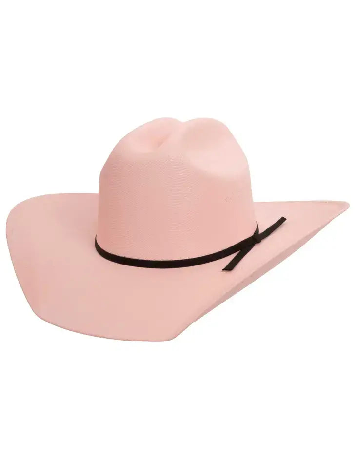 Graphic Cap-American Hat Makers - Pioneer - Straw Cowboy Hat in Pink