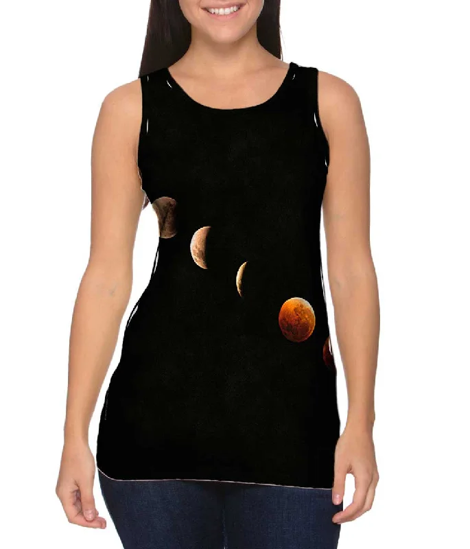 Loose Fit Tank-Lunar Eclipse Space