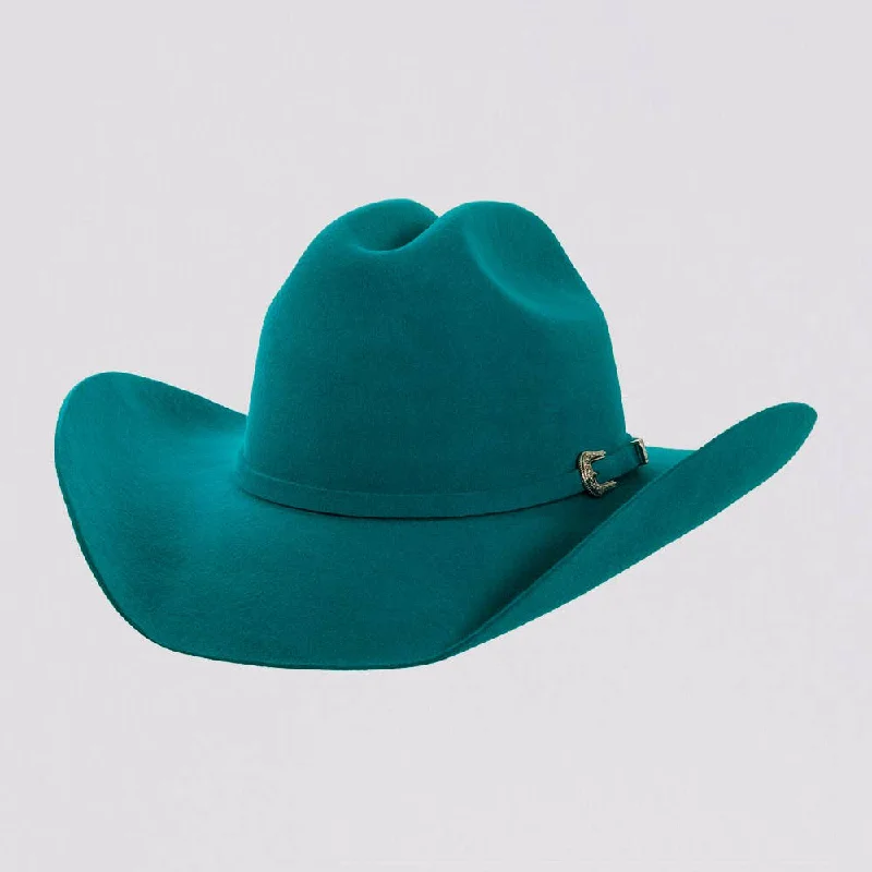 Adjustable Cap-American Hat Makers 710087 Beau Cattleman Cowboy Hat in Teal