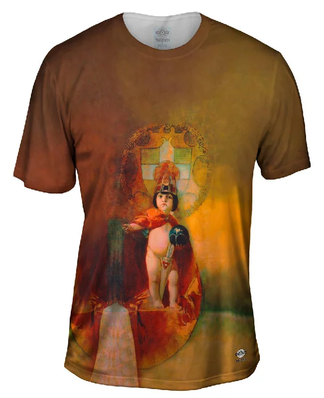 Luxury T-shirt-Franz Stuck - "Amor Imperator" (1887)