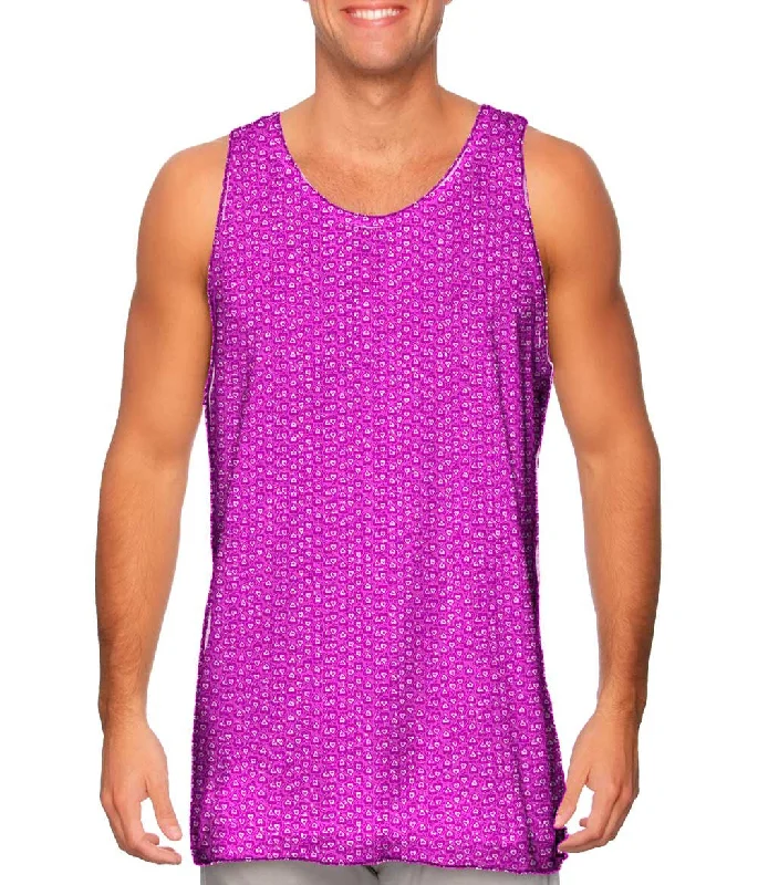 Lightweight Tank-Lots Of Love Purple Heart