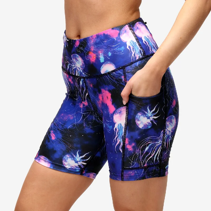 Graphic Shorts-Jellyfish Galaxy  Running Shorts