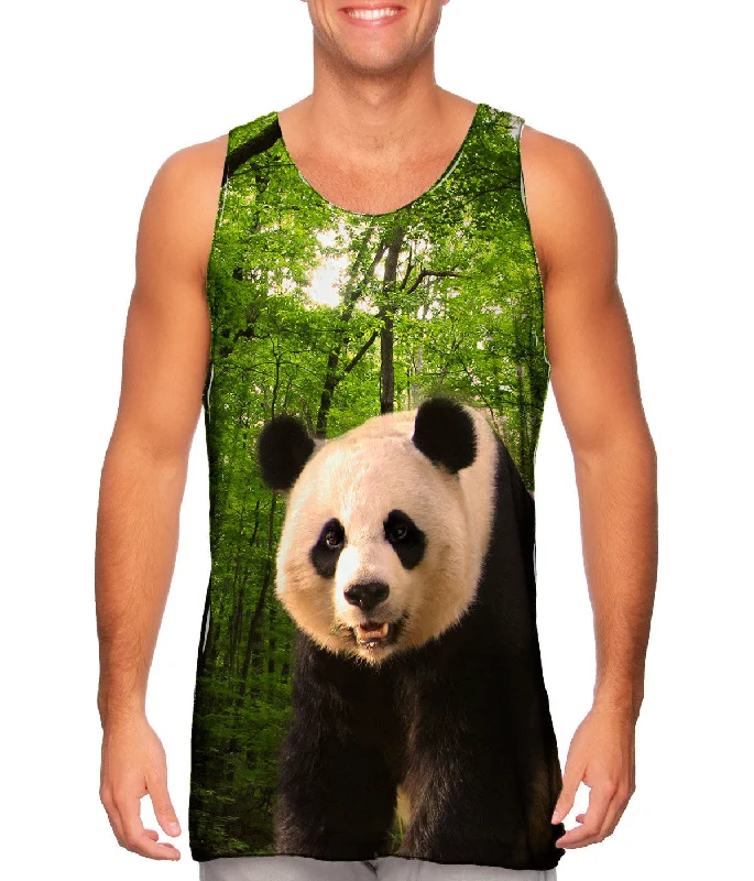 Sports Vest-Mama Panda Forest