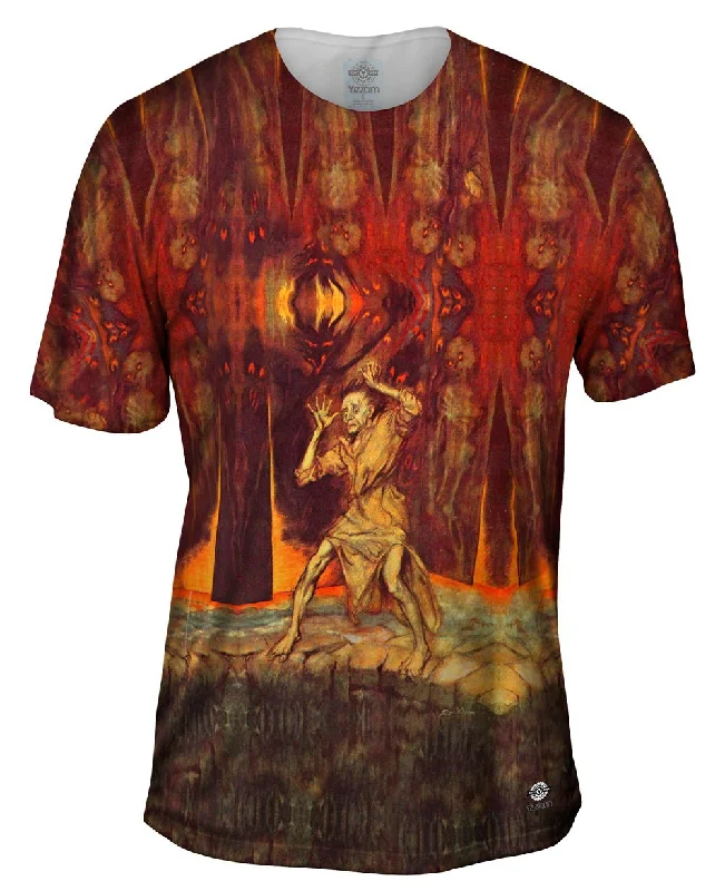 Artistic Print T-shirt-Arthur Rackham - "The Pit and the Pendulum" (1935)