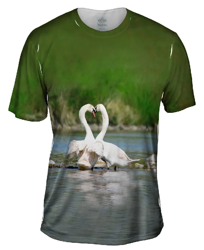 Bold Design T-shirt-Swan Love Times